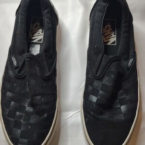 Vans Black Slip-On Shoes